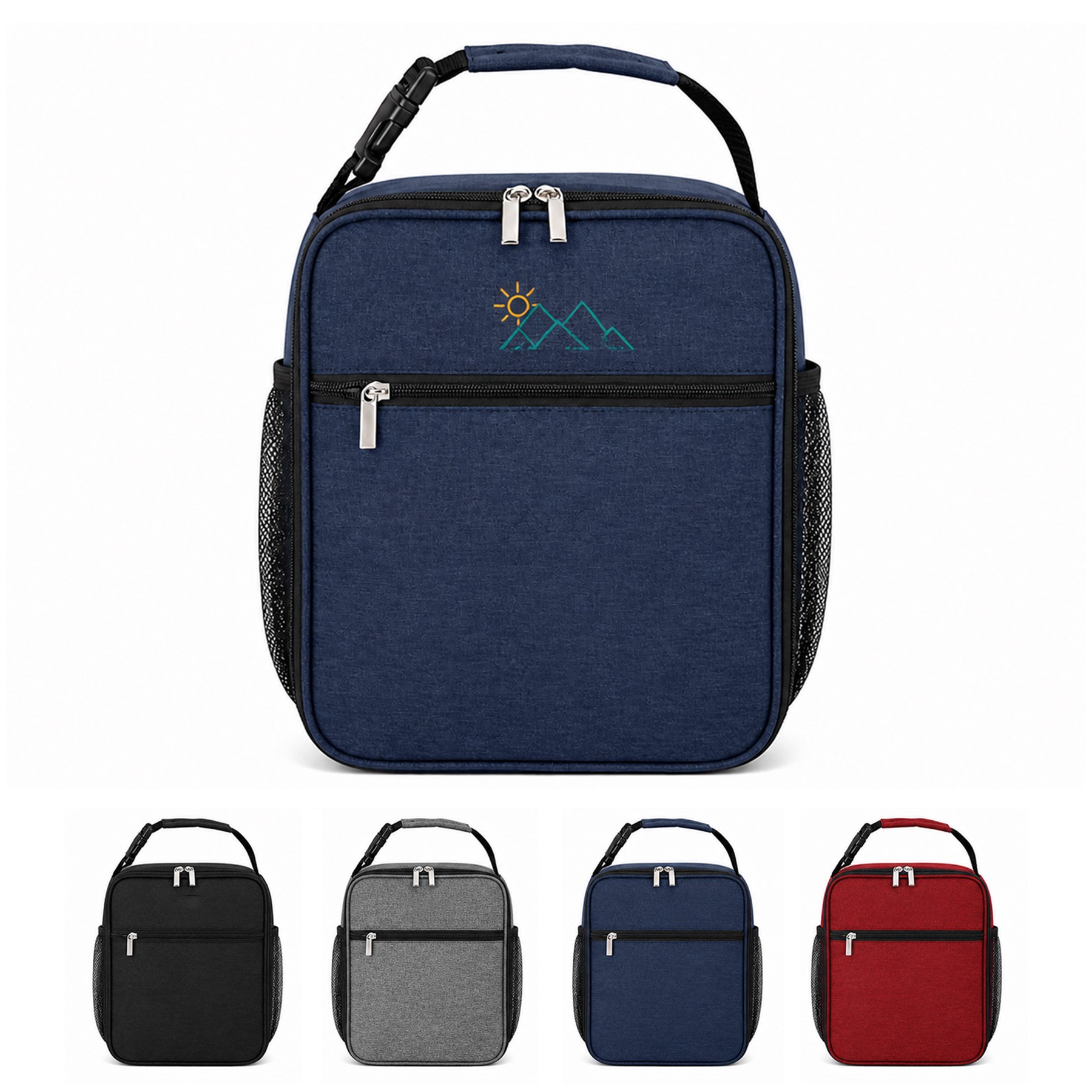 Upright Polyester Thermal Lunch Tote