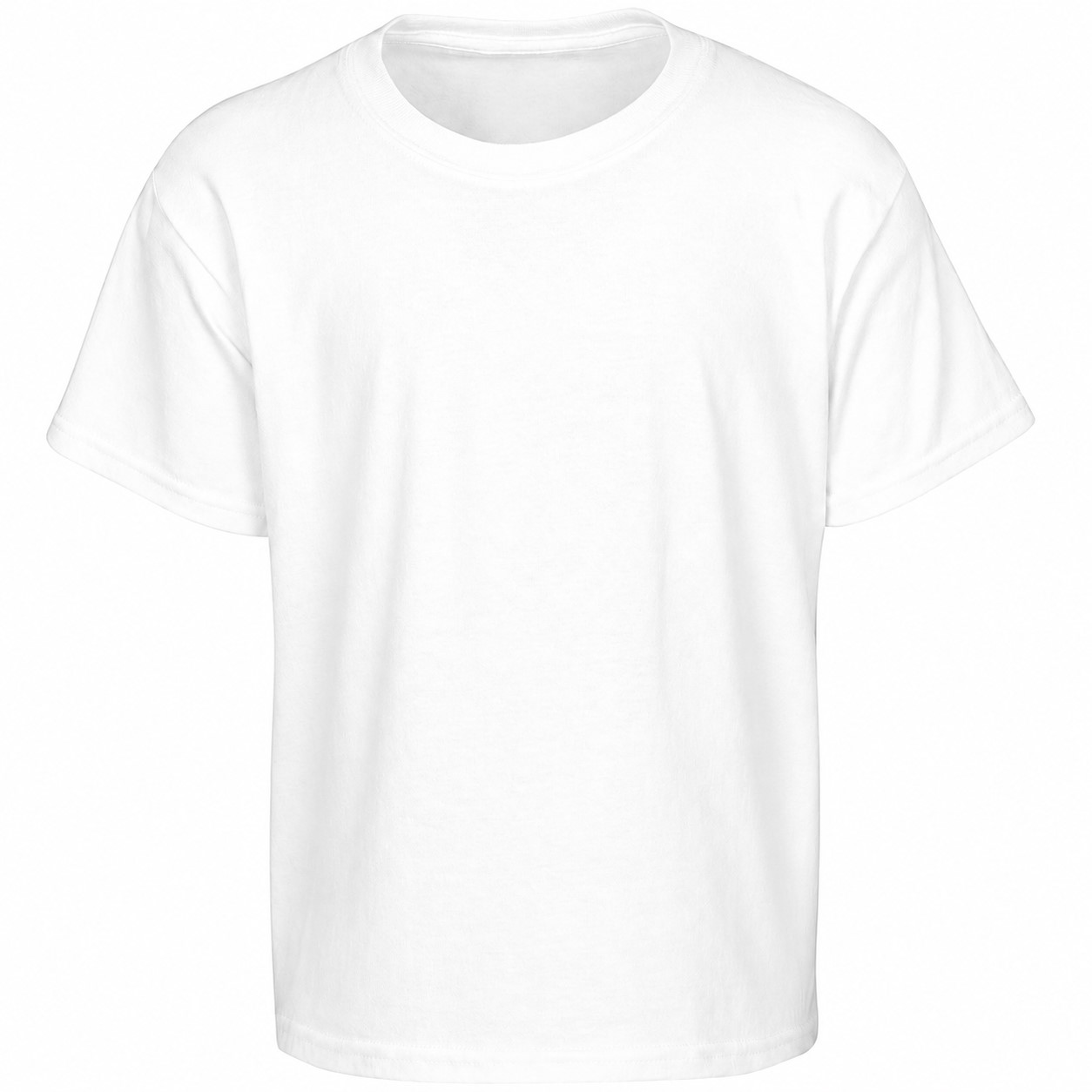 Youth 6-Ounce Cotton Crewneck T-Shirt — White