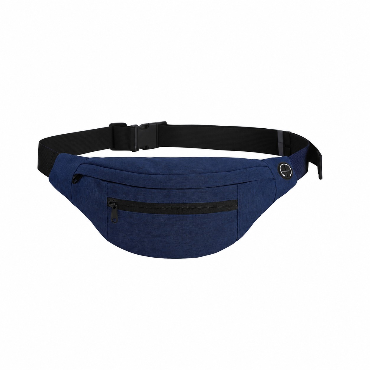 Waterproof Crossbody Belt Bag — Navy Blue