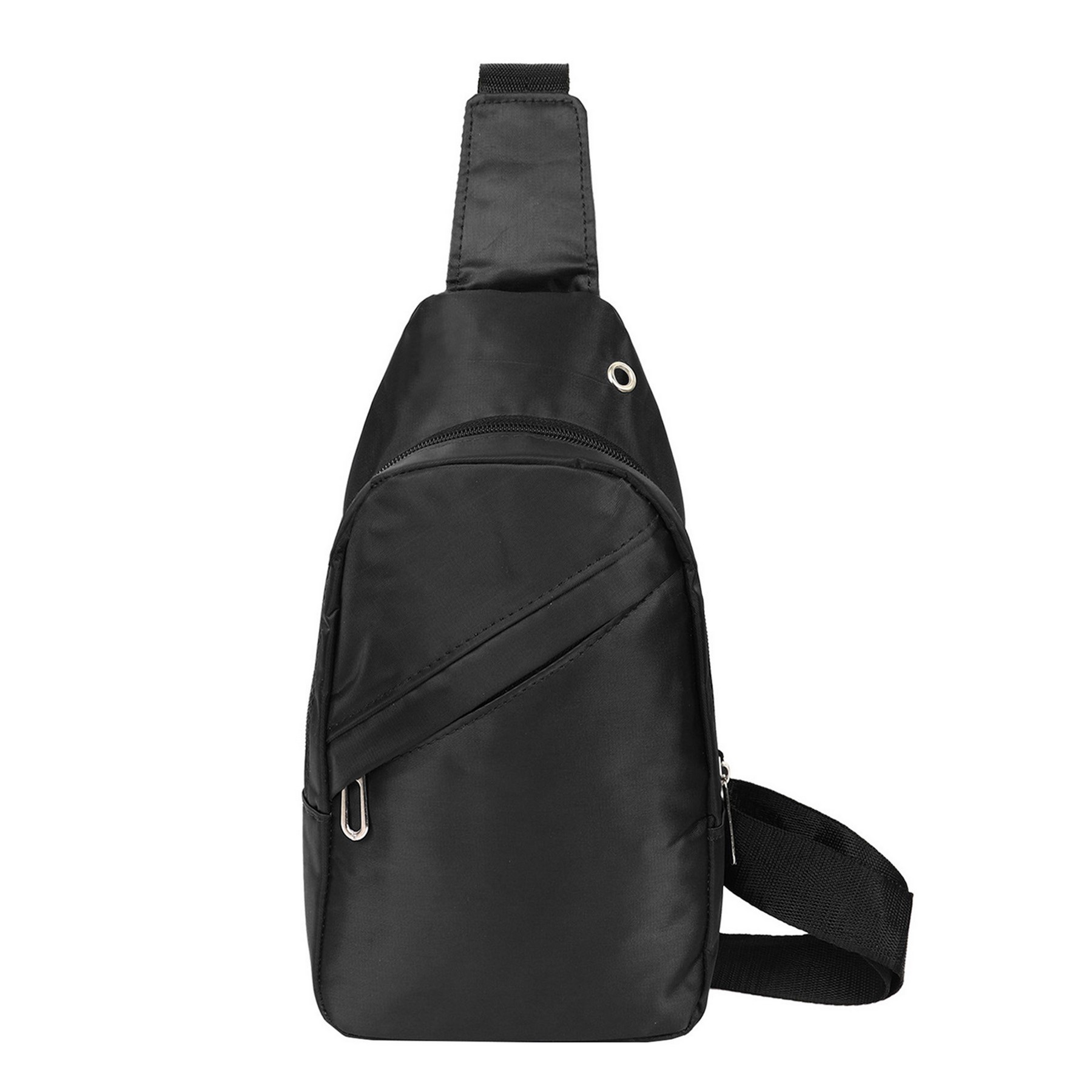 Crossbody Sling Bag With Zippered Pockets — view 2