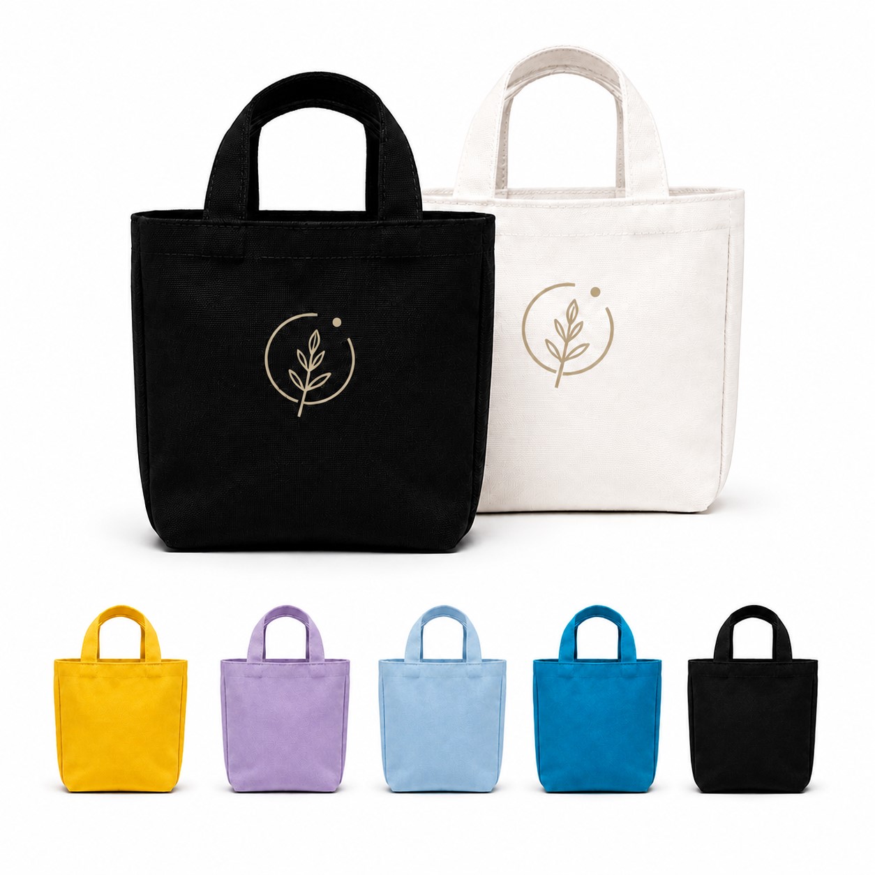 Compact Canvas Convention Tote Bag