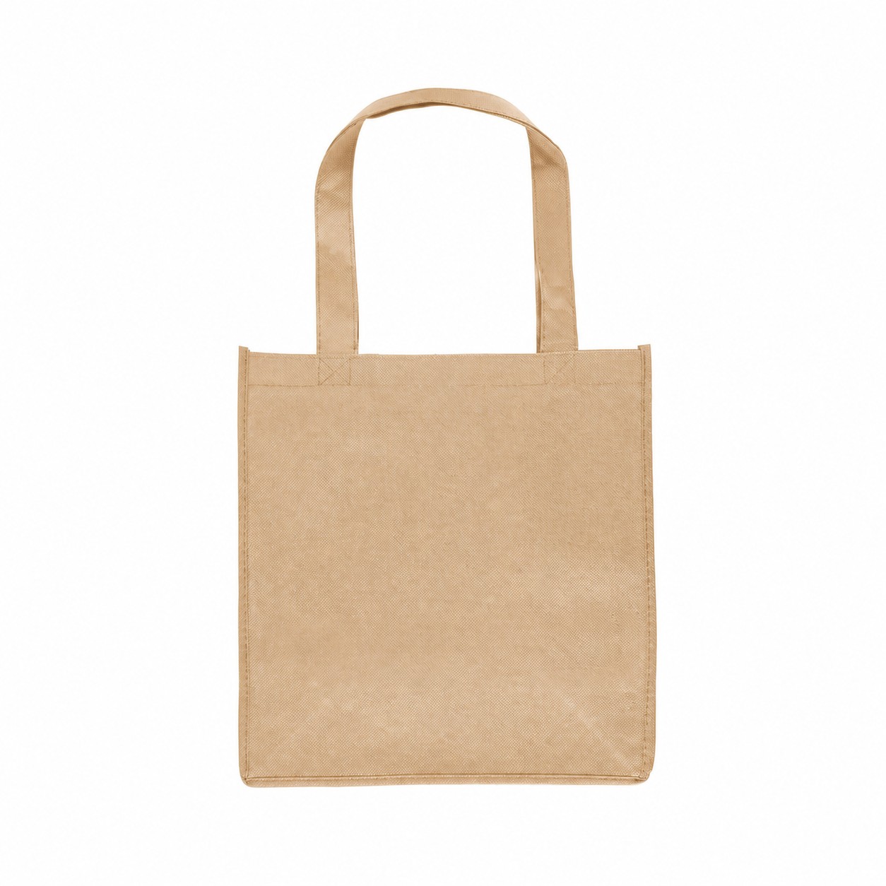 80GSM Non-Woven Tote Bag — Tan Beige