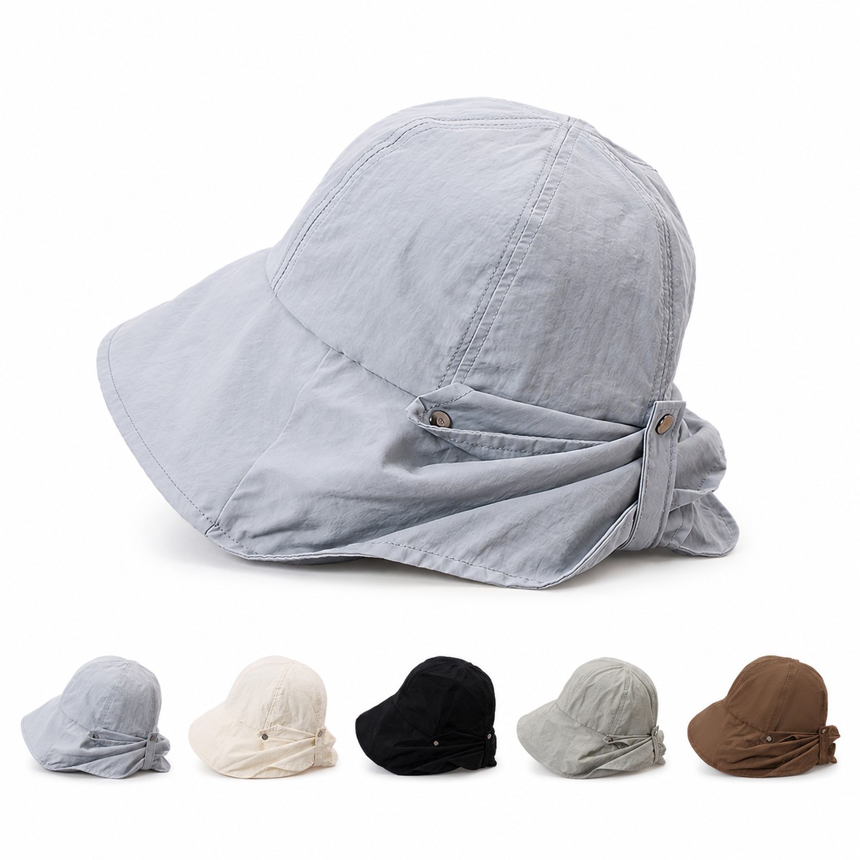 Polyester Neck Cape Sun Hat