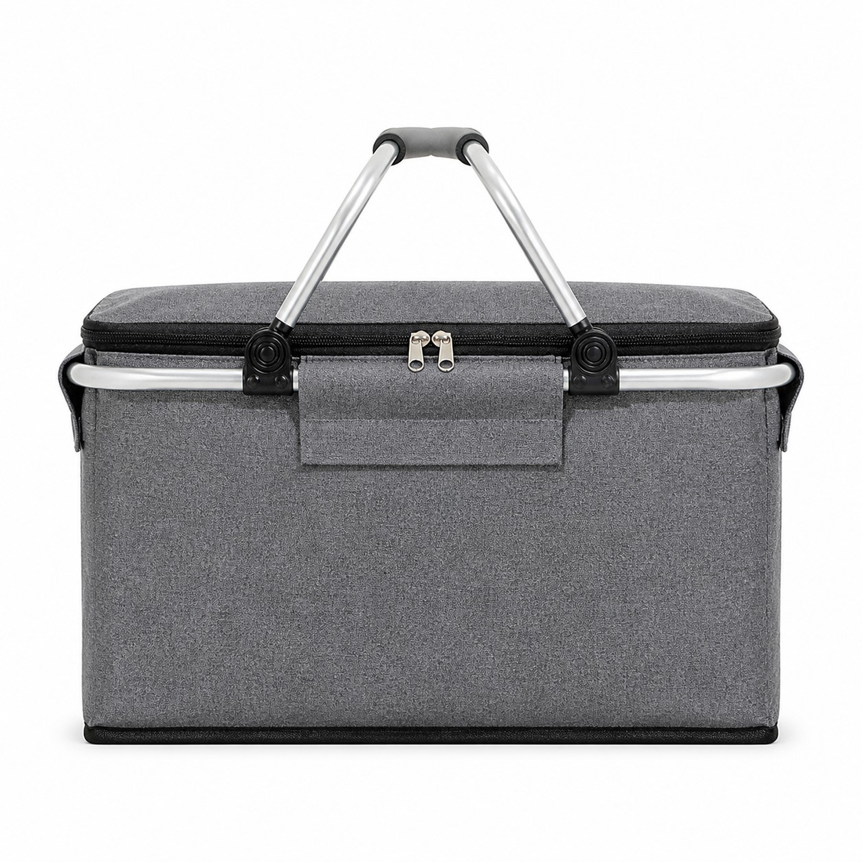 Insulated Picnic Basket With Foldable Aluminum Frame — view 2