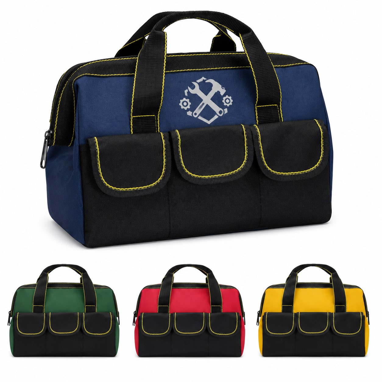 Large Oxford Tool Bag With Lockable Zippers