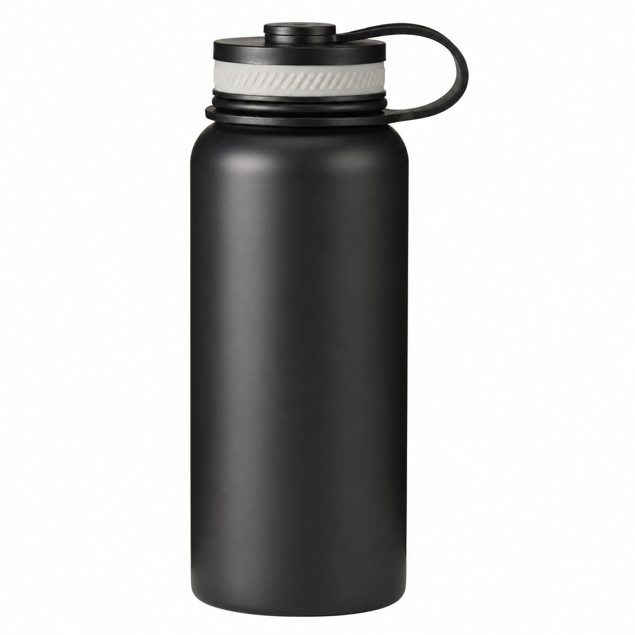 Wide Mouth Insulated Steel Bottle With Carry Loop — view 2