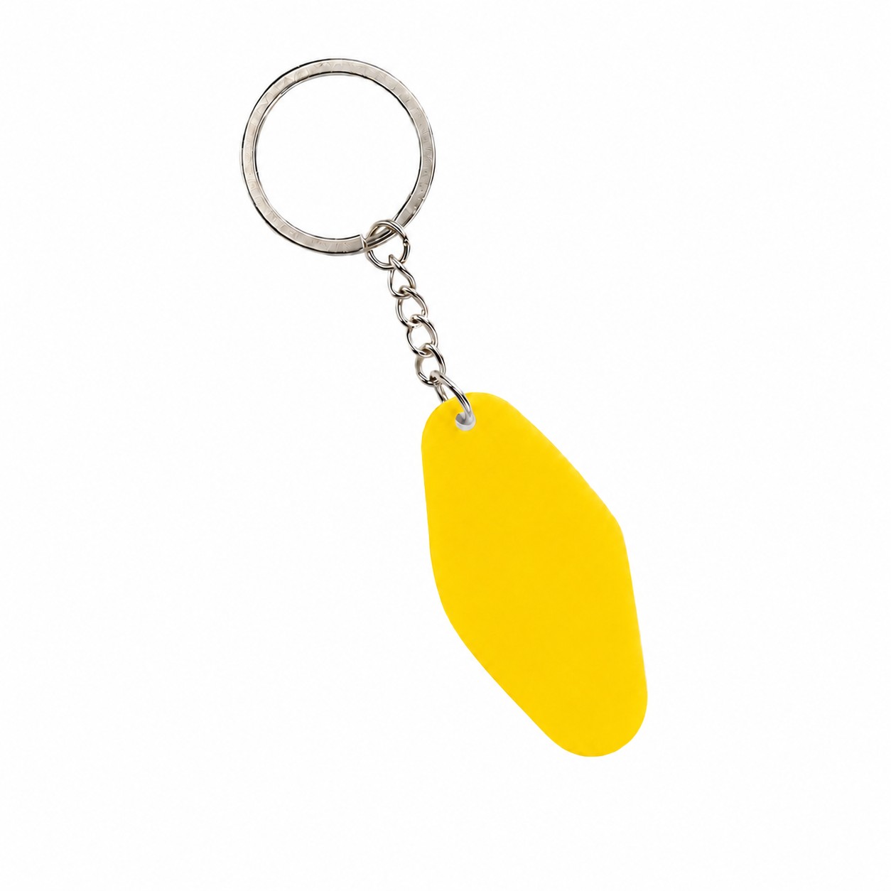 Acrylic Key Tag With Hardware — Yellow