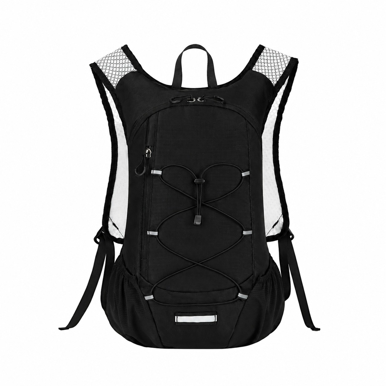 16.5-Inch Nylon Hydration Backpack — Black