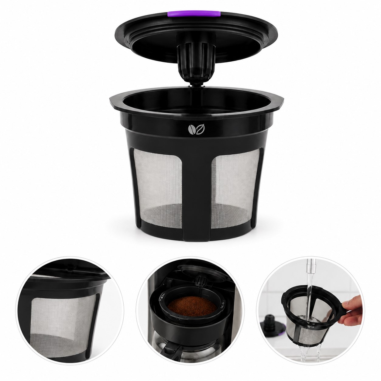 Reusable Stainless Mesh Coffee Capsule Filter