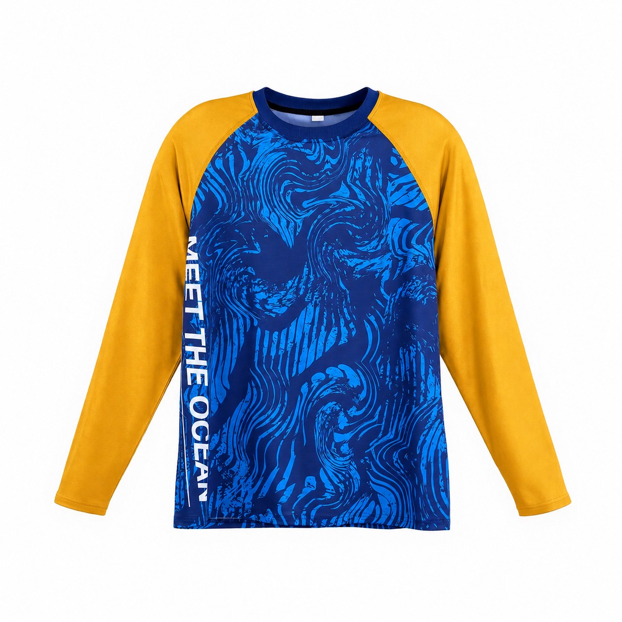 Unisex Long-Sleeve Fishing Shirt — Gold