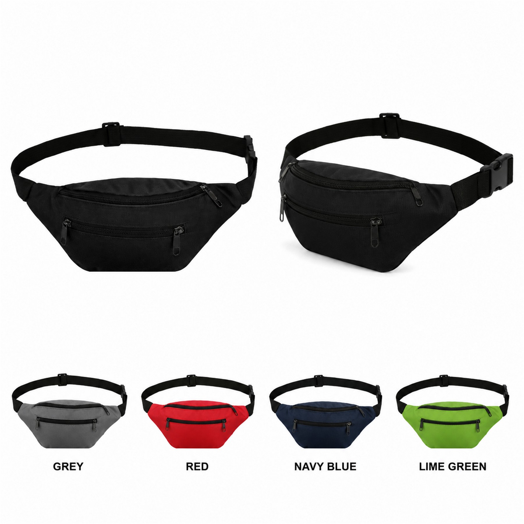 600D Polyester Roomy Fanny Pack