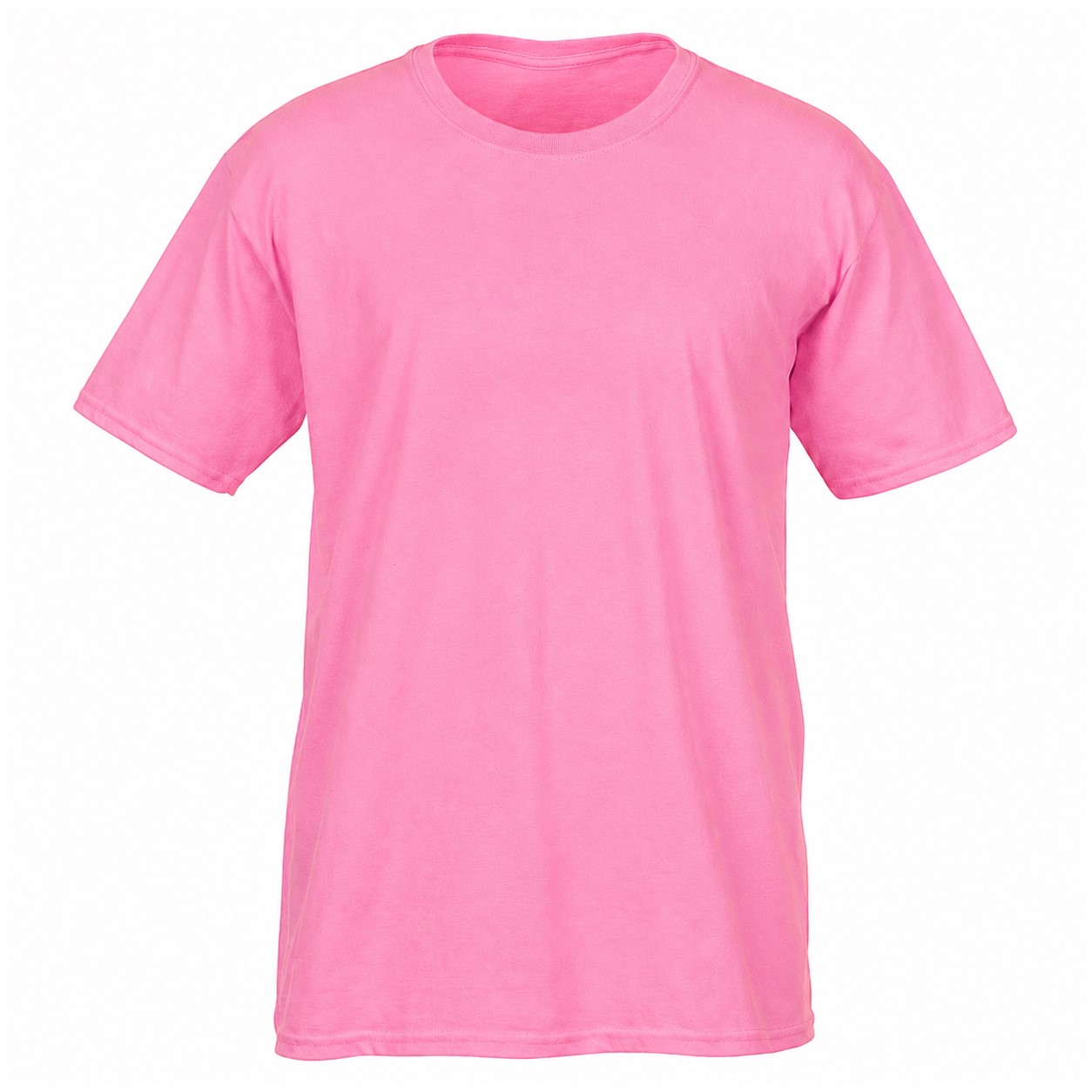 Soft Ringspun Cotton Crewneck Tee — Pink