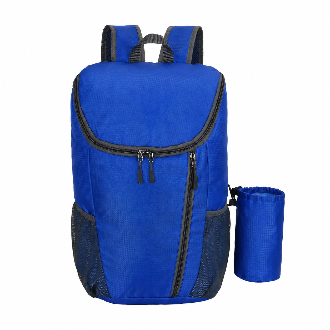 400D Polyester Roomy Backpack — Blue