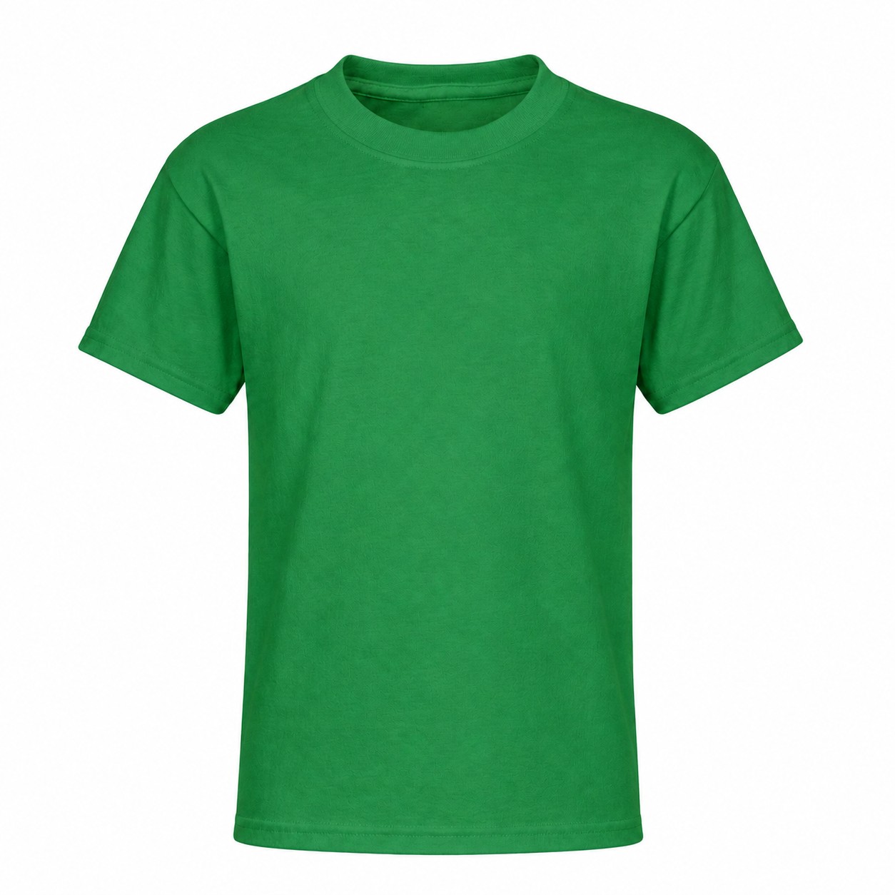Youth Cotton Crewneck T-Shirt — Green