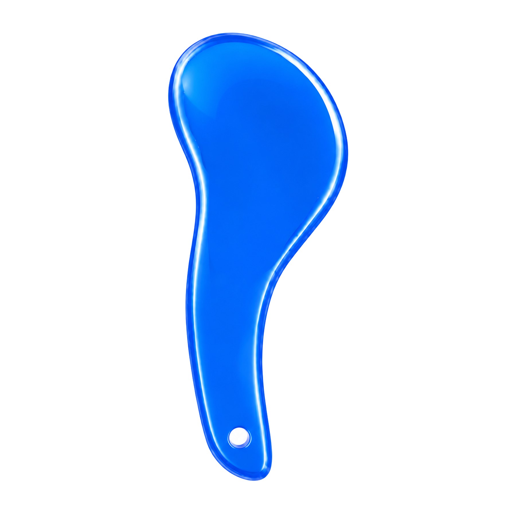 Electroplated Curved Pet Detangling Brush — view 2