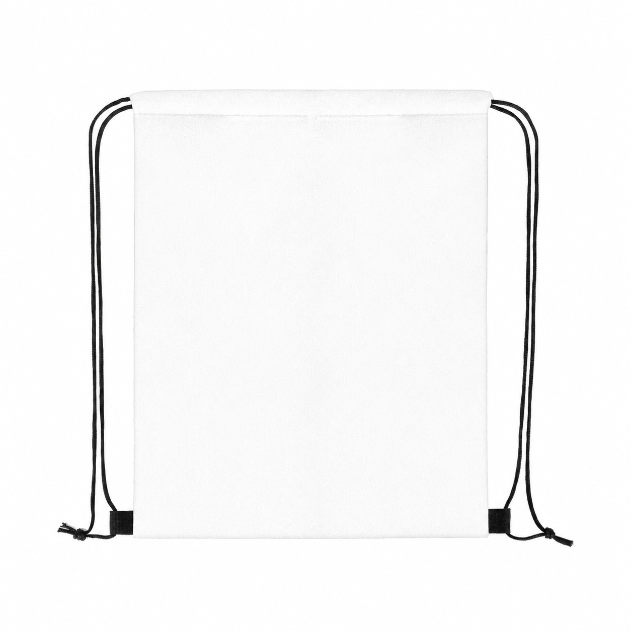RPET Non-Woven Drawstring Bag — White