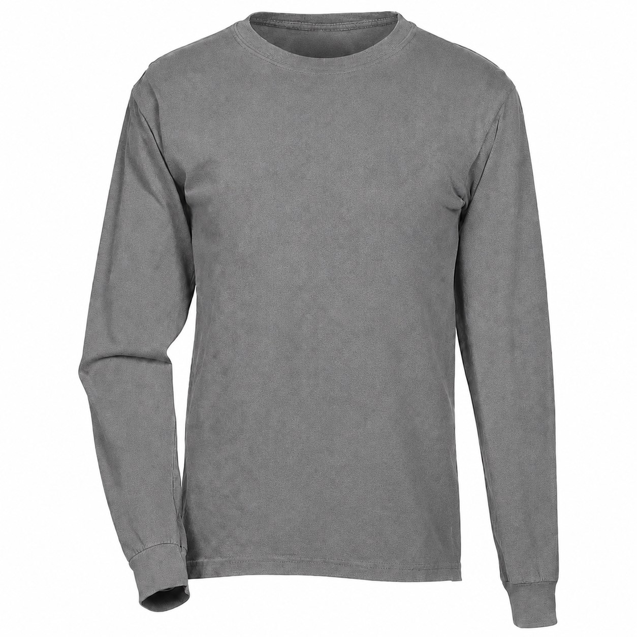 Ringspun Cotton Long Sleeve Tee — Gray