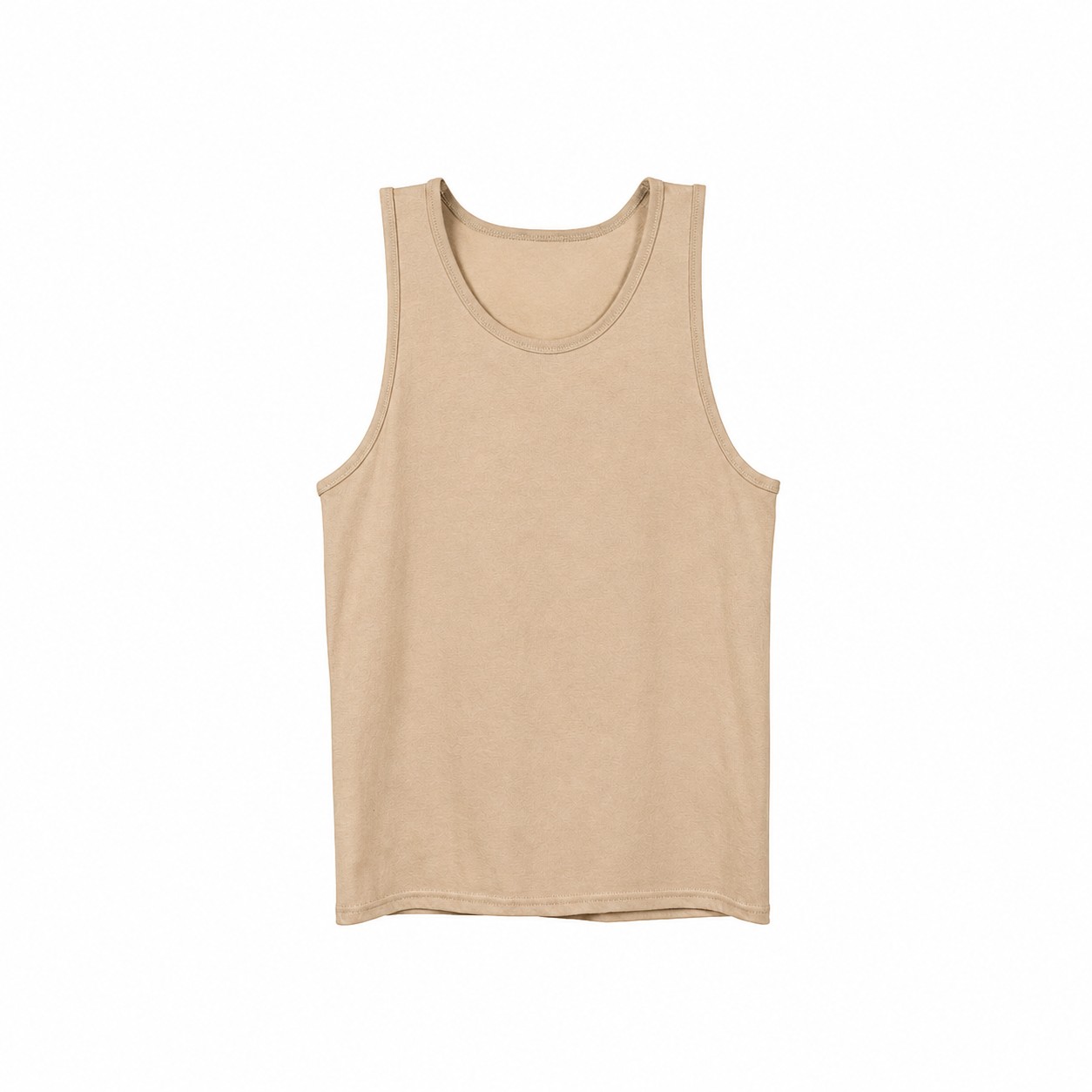 Classic Cotton Men's Tank Top — Tan Beige