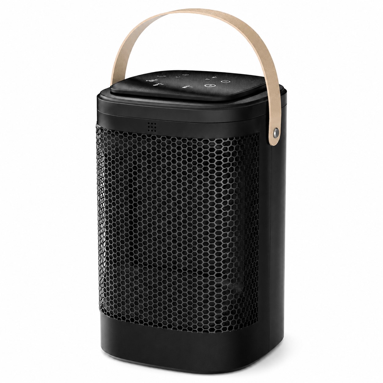 Portable Ceramic Indoor Space Heater — Natural Beige