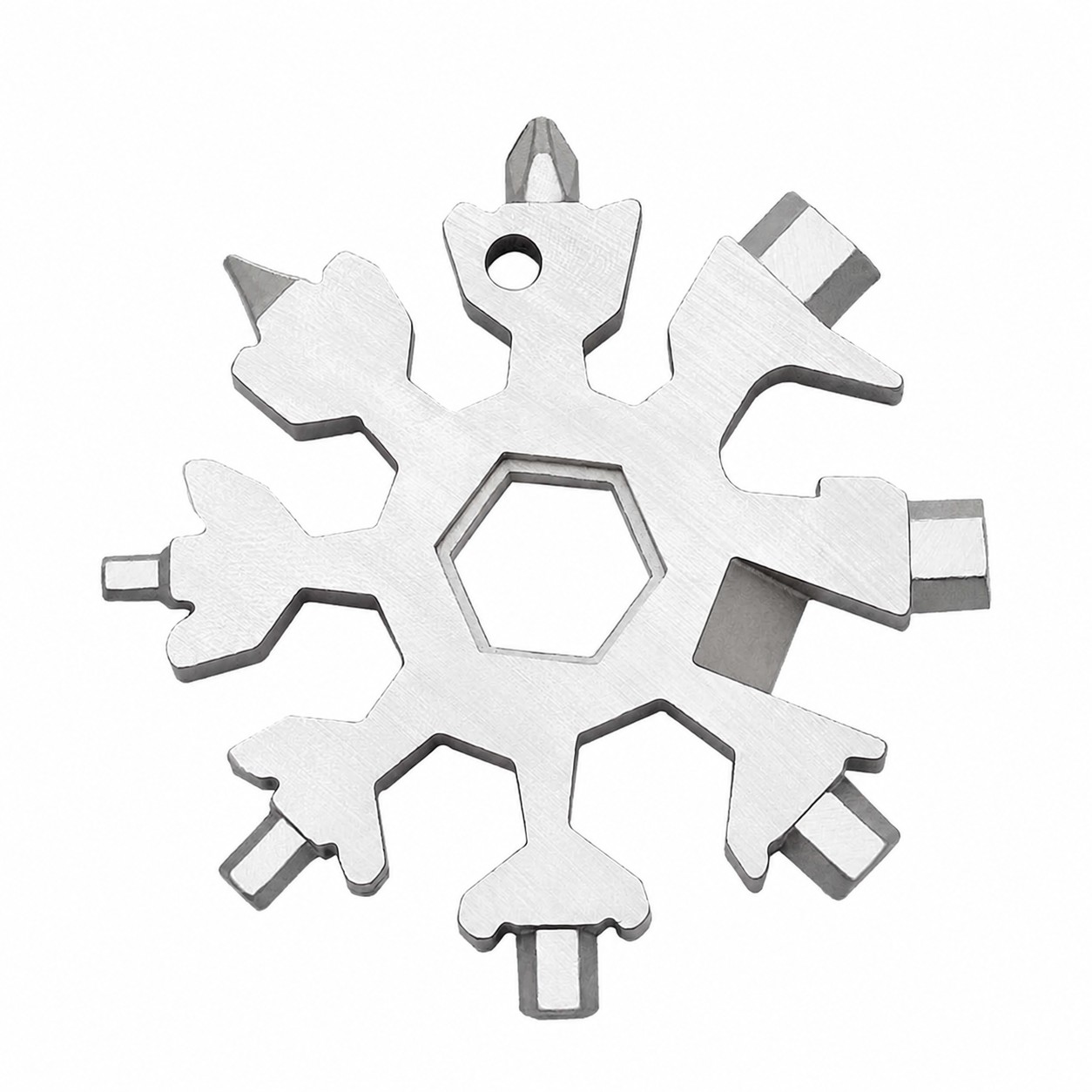 Snowflake Stainless 18 Function Tool — Silver