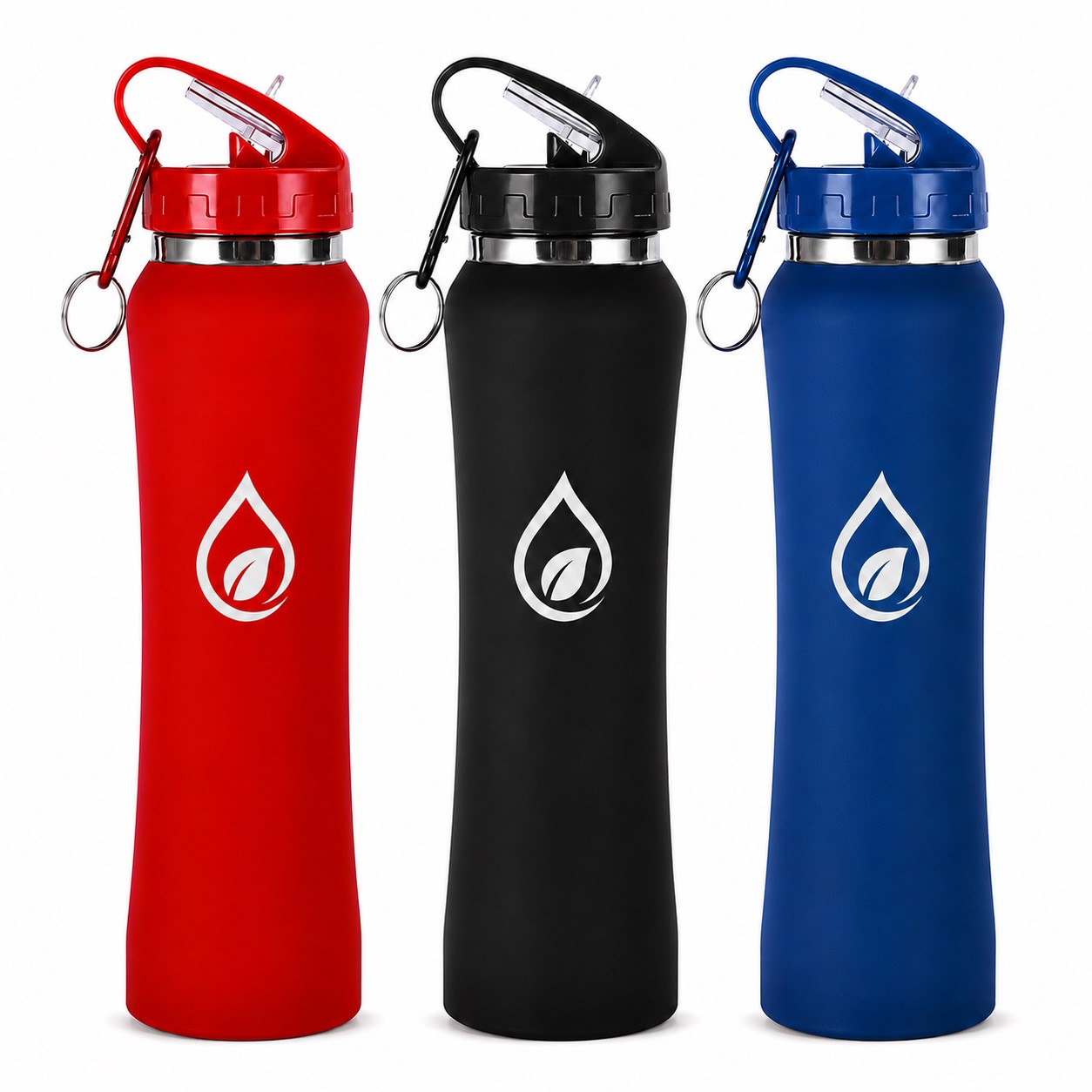 16 Oz Leakproof Stainless Steel Sports Bottle