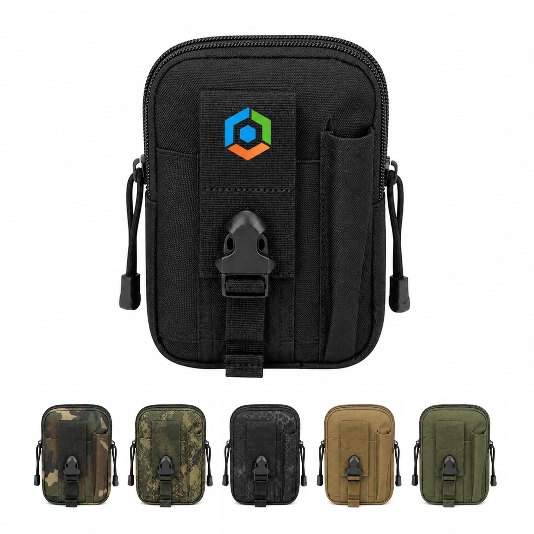 Oxford Tactical Belt Pouch With MOLLE Straps