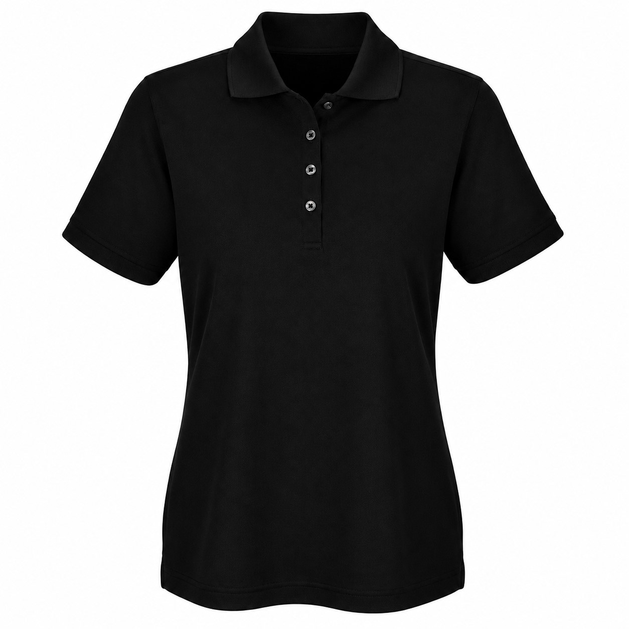 Ladies Ringspun Cotton Scoop Tank — Black