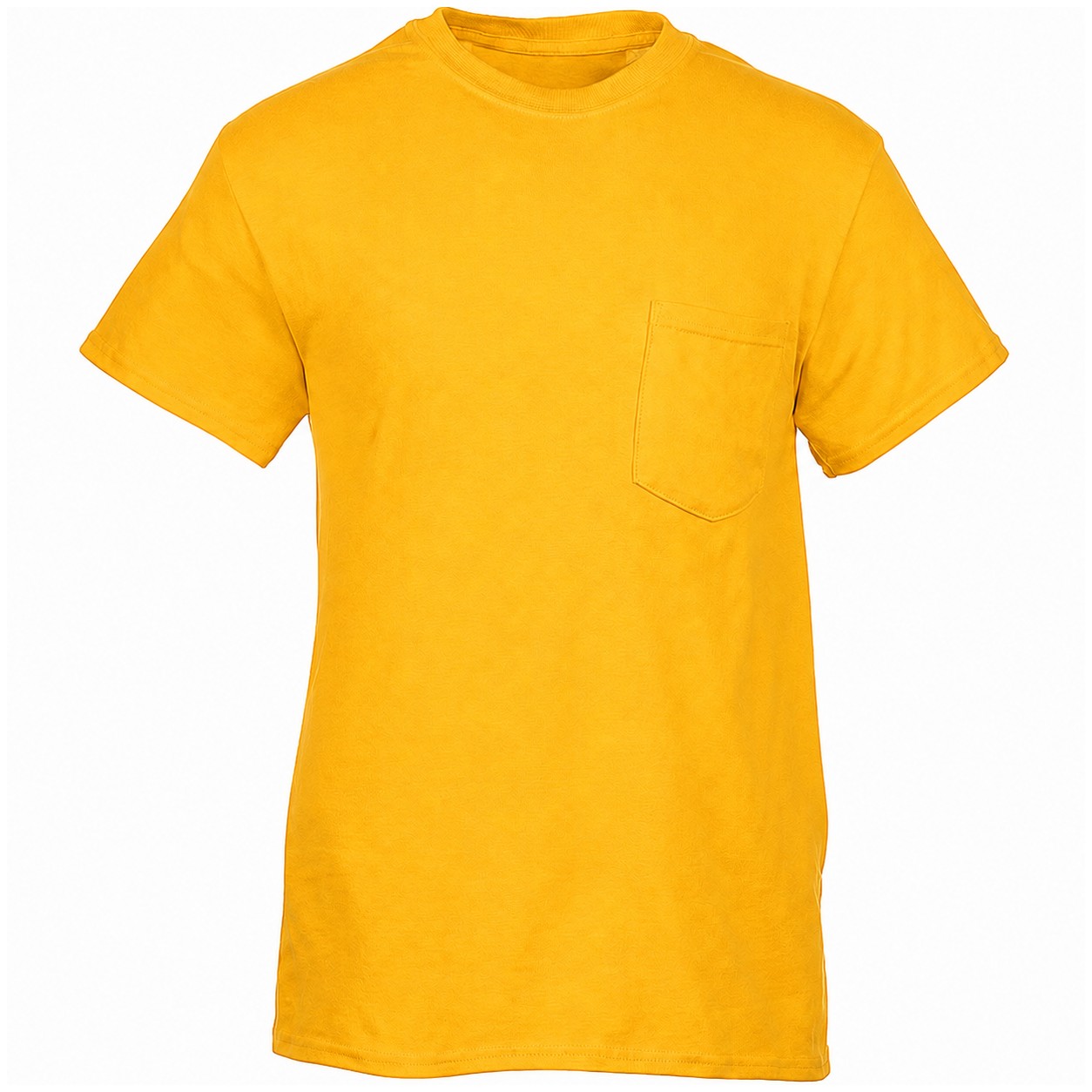 Heavy Cotton Pocket Uniform Tee — Gold