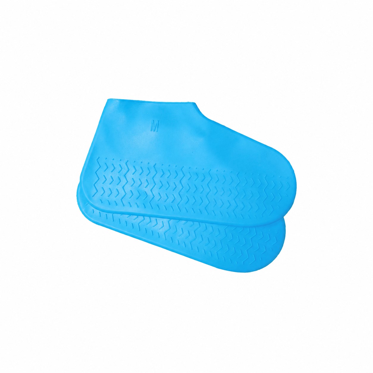 Silicone Waterproof Shoe Covers — Cyan Blue