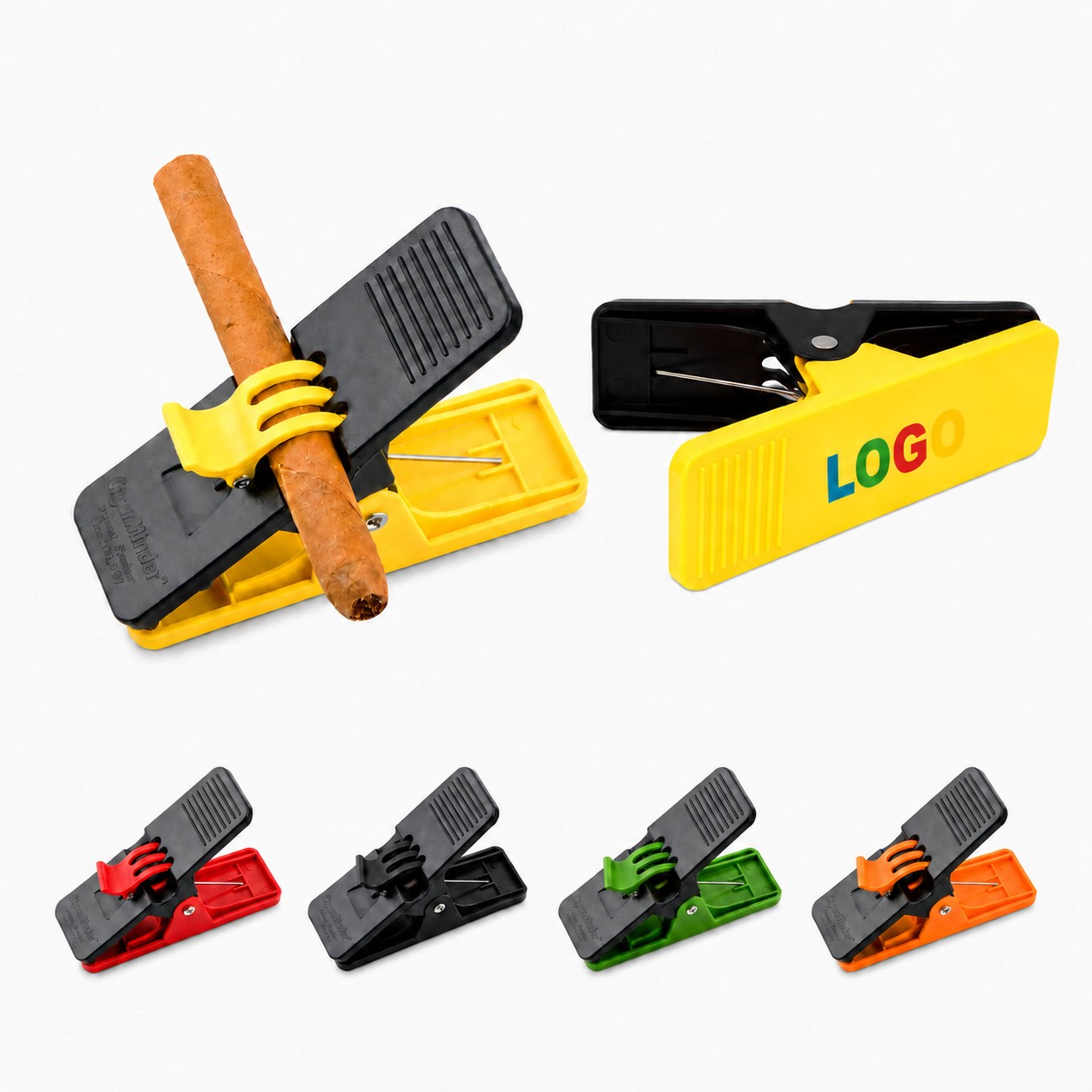 ABS Cigar Clip With Spring Grip