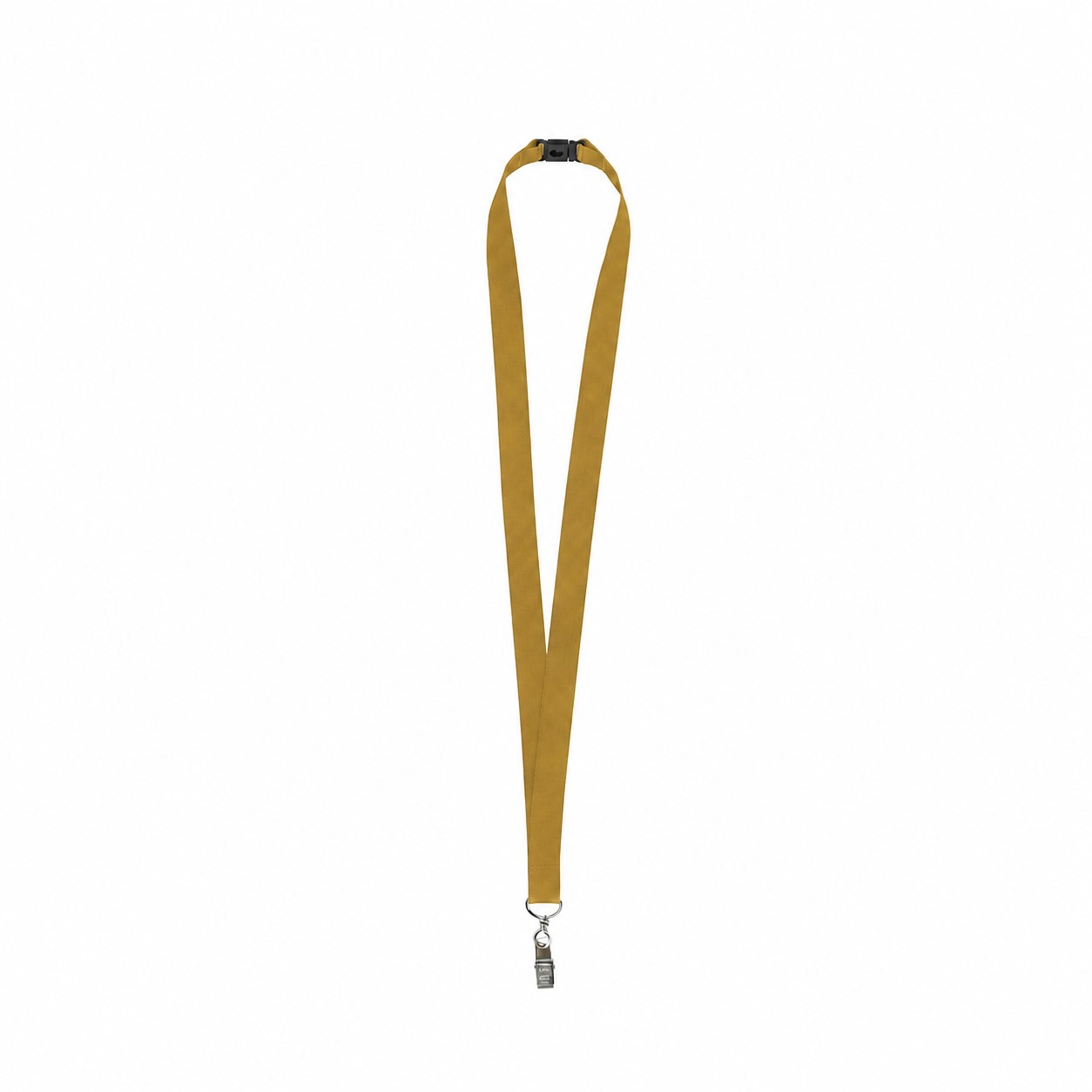 Rear Breakaway Bulldog Clip Lanyard — Bronze Gold