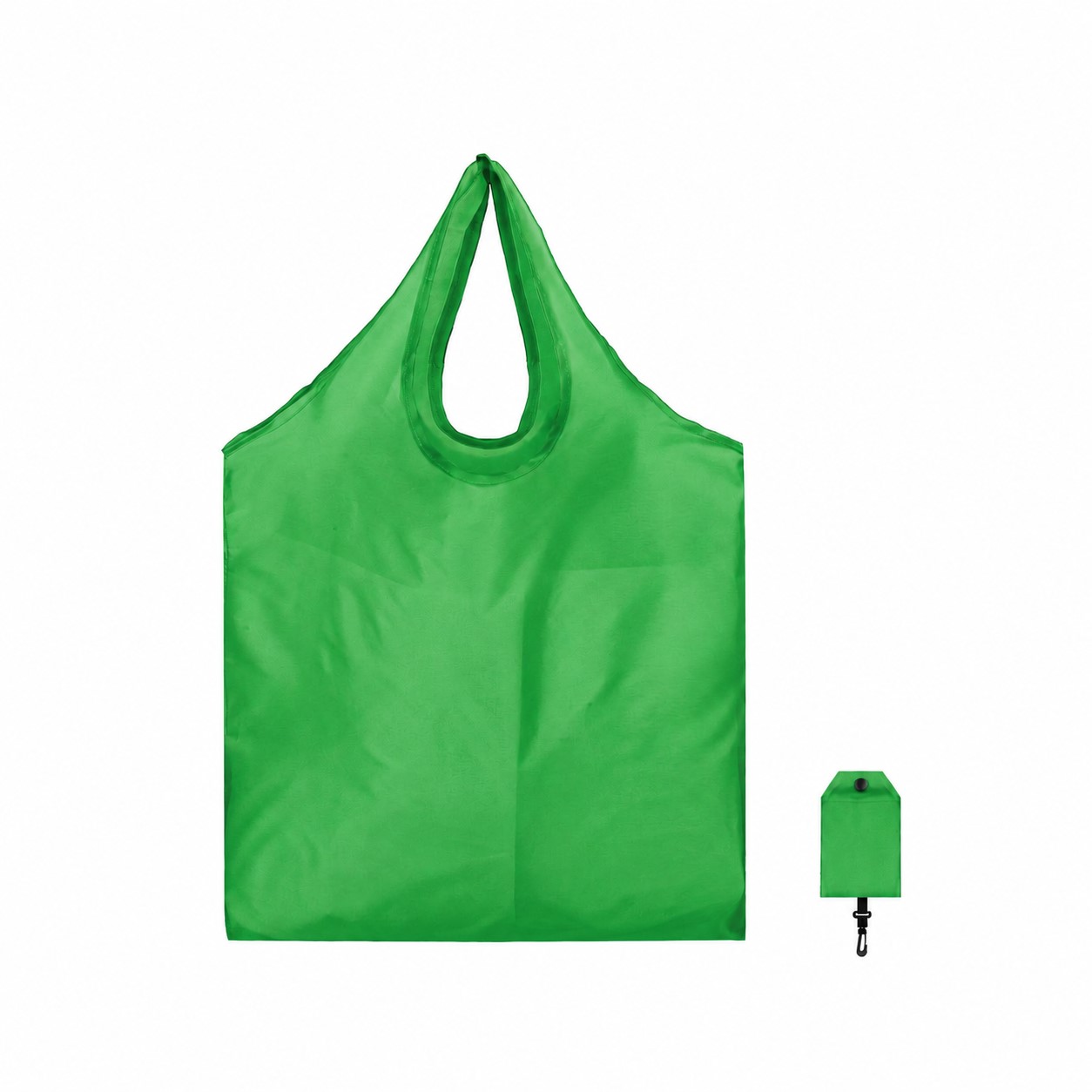 Foldable Shape Tote Bag — Green