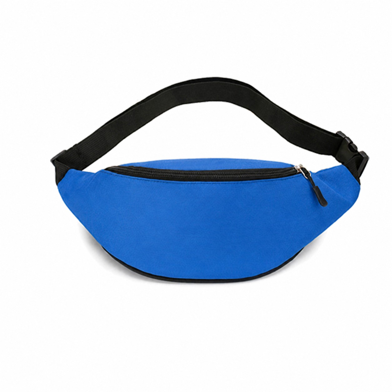 Adjustable Canvas Waist Bag — Blue