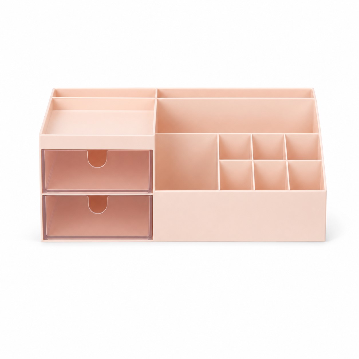 Divided ABS Cosmetics Organizer With Drawers — view 2