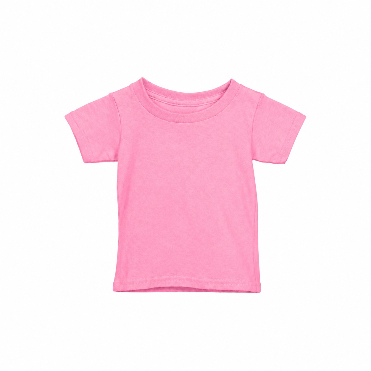 Toddler Cotton Short Sleeve T Shirt — Pink