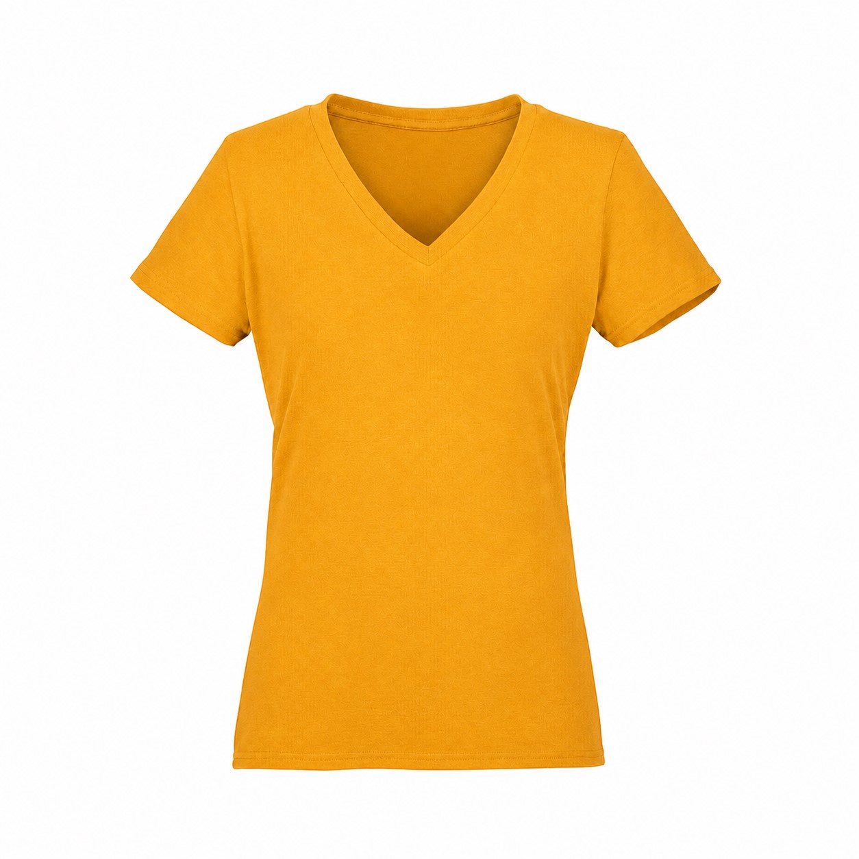 Ladies Tri Blend V Neck Tee — Gold