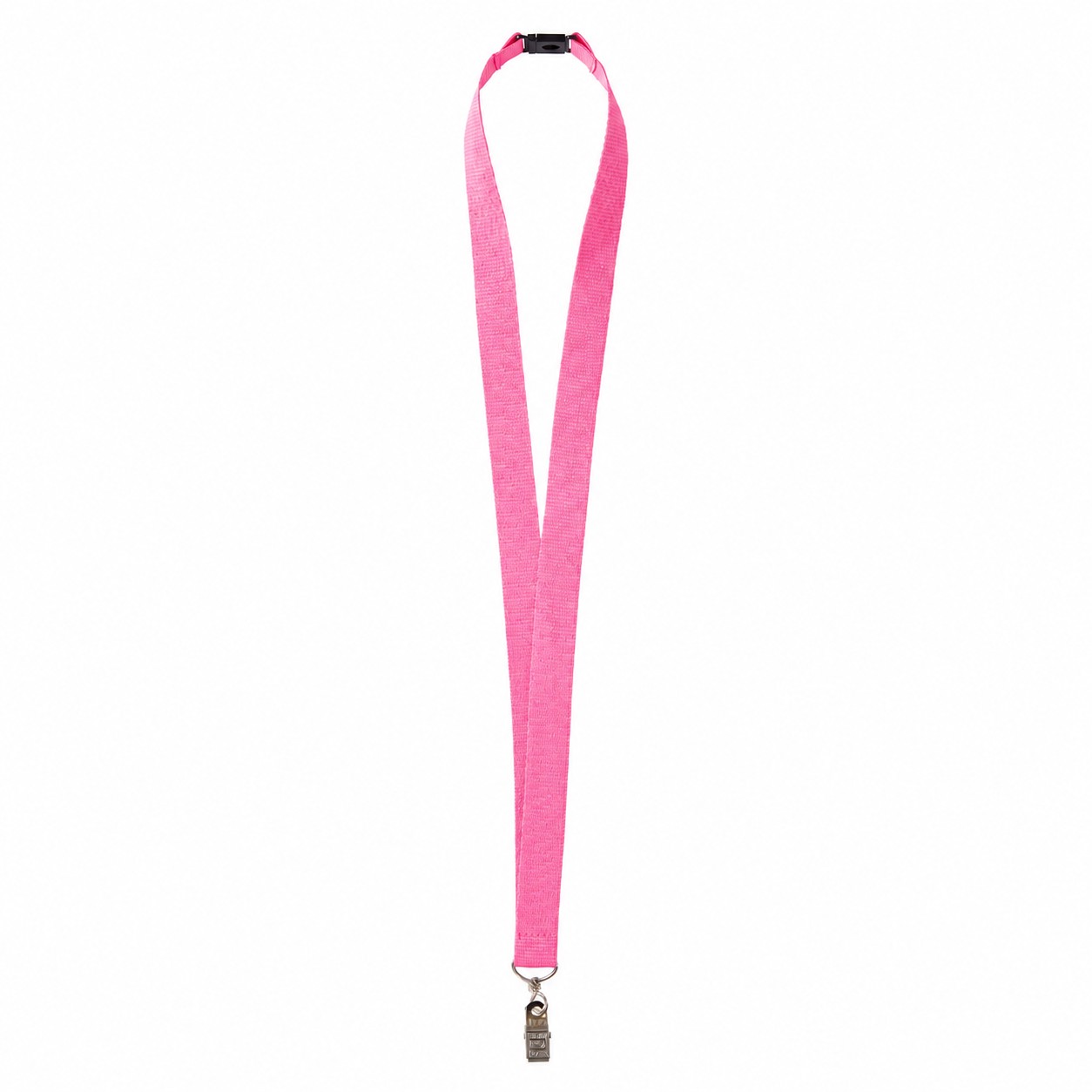 Three Quarter Inch Polyester Breakaway Lanyard — Pink