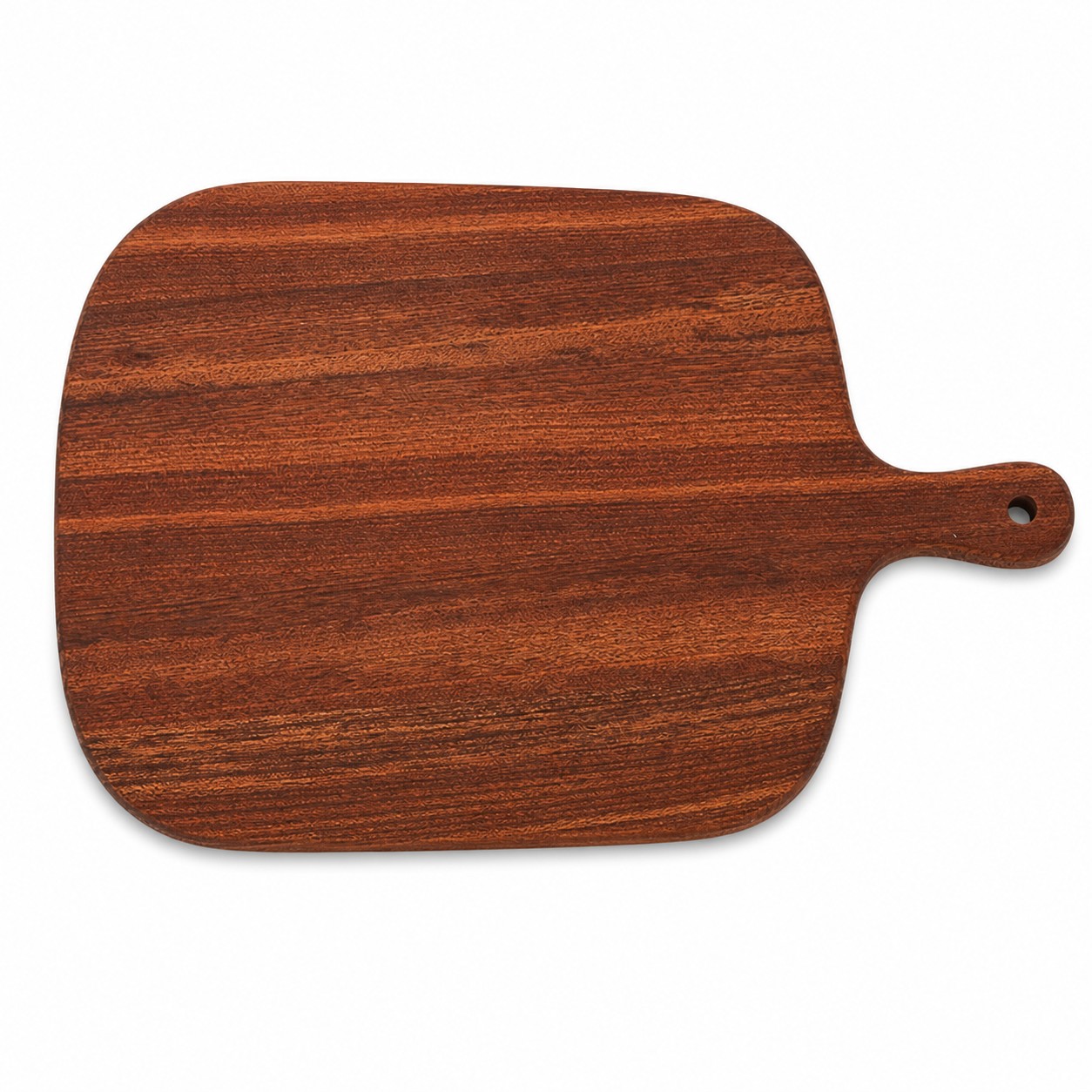 Wood Pizza Serving Board With Handle — view 2