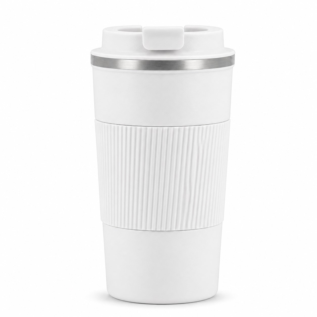 Leakproof Insulated Coffee Mug — White