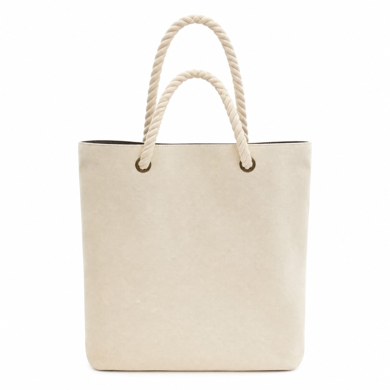 12 Oz Cotton Canvas Rope Handle Tote — view 2