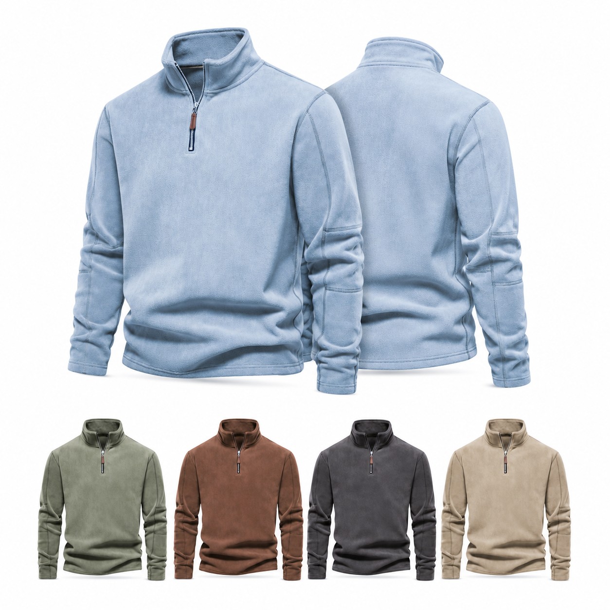 Fleece Quarter Zip Pullover