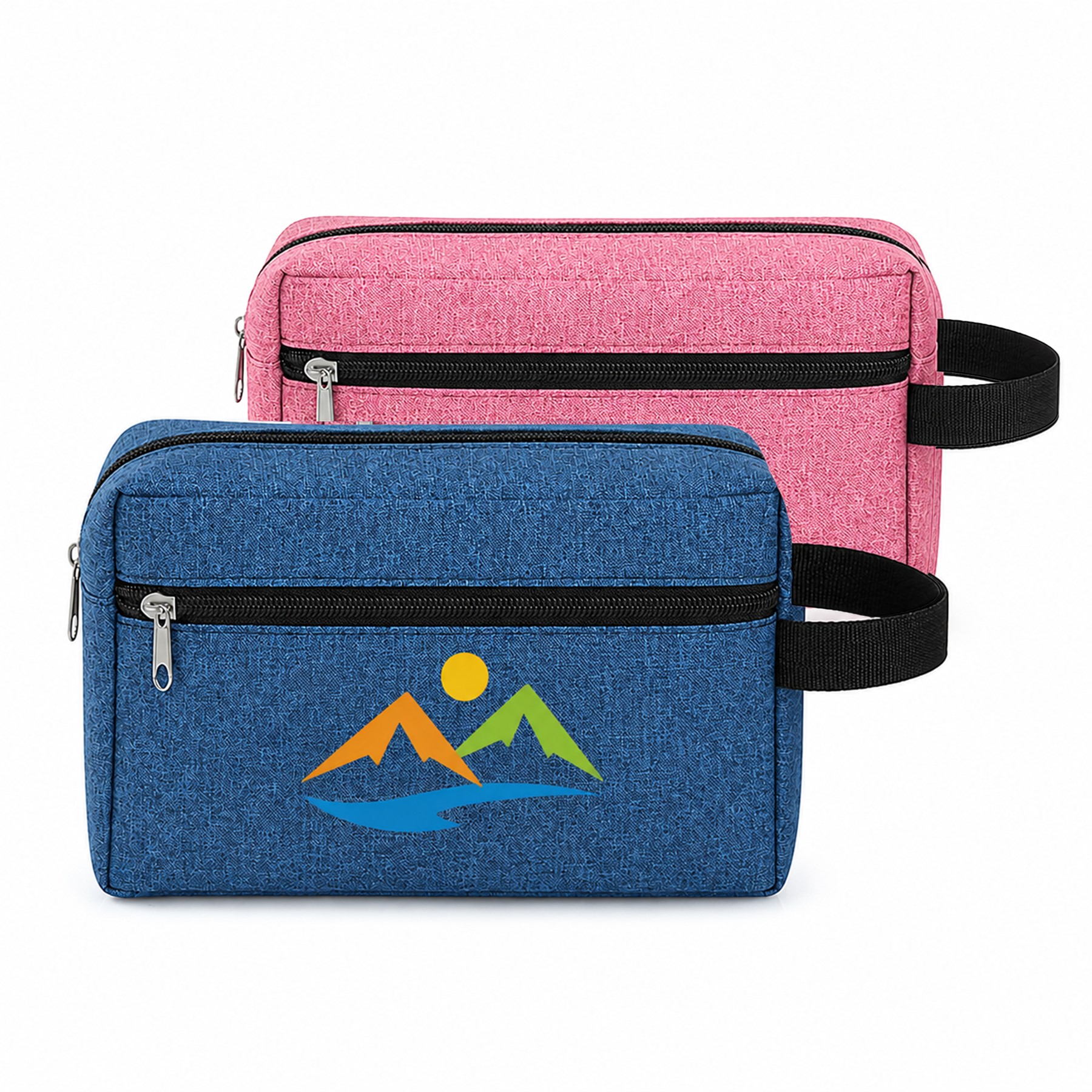 Multi Compartment Oxford Toiletry Bag