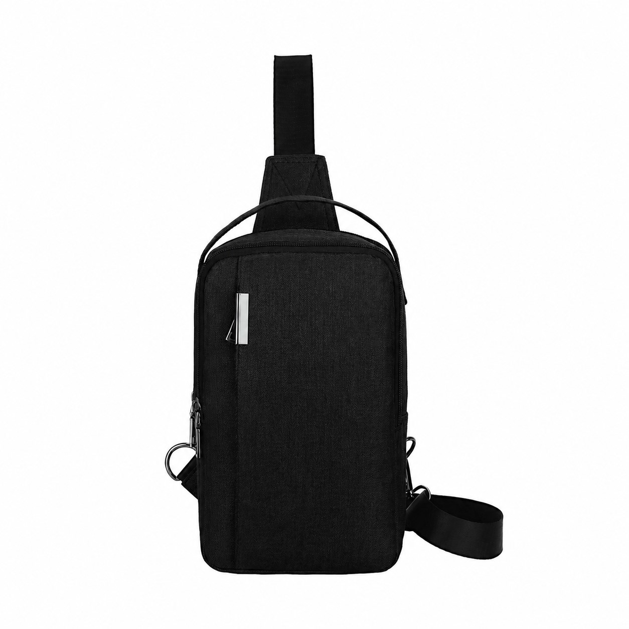 Business Crossbody Sling Bag — Black