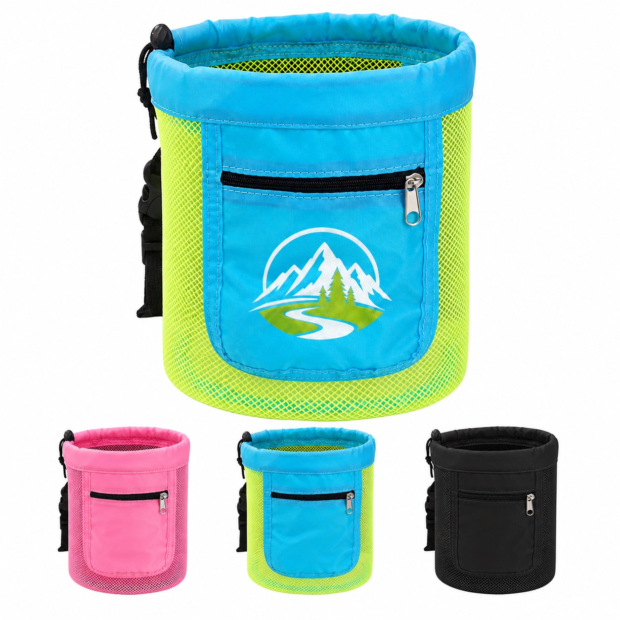 Drawstring Oxford Mesh Beach Storage Bag