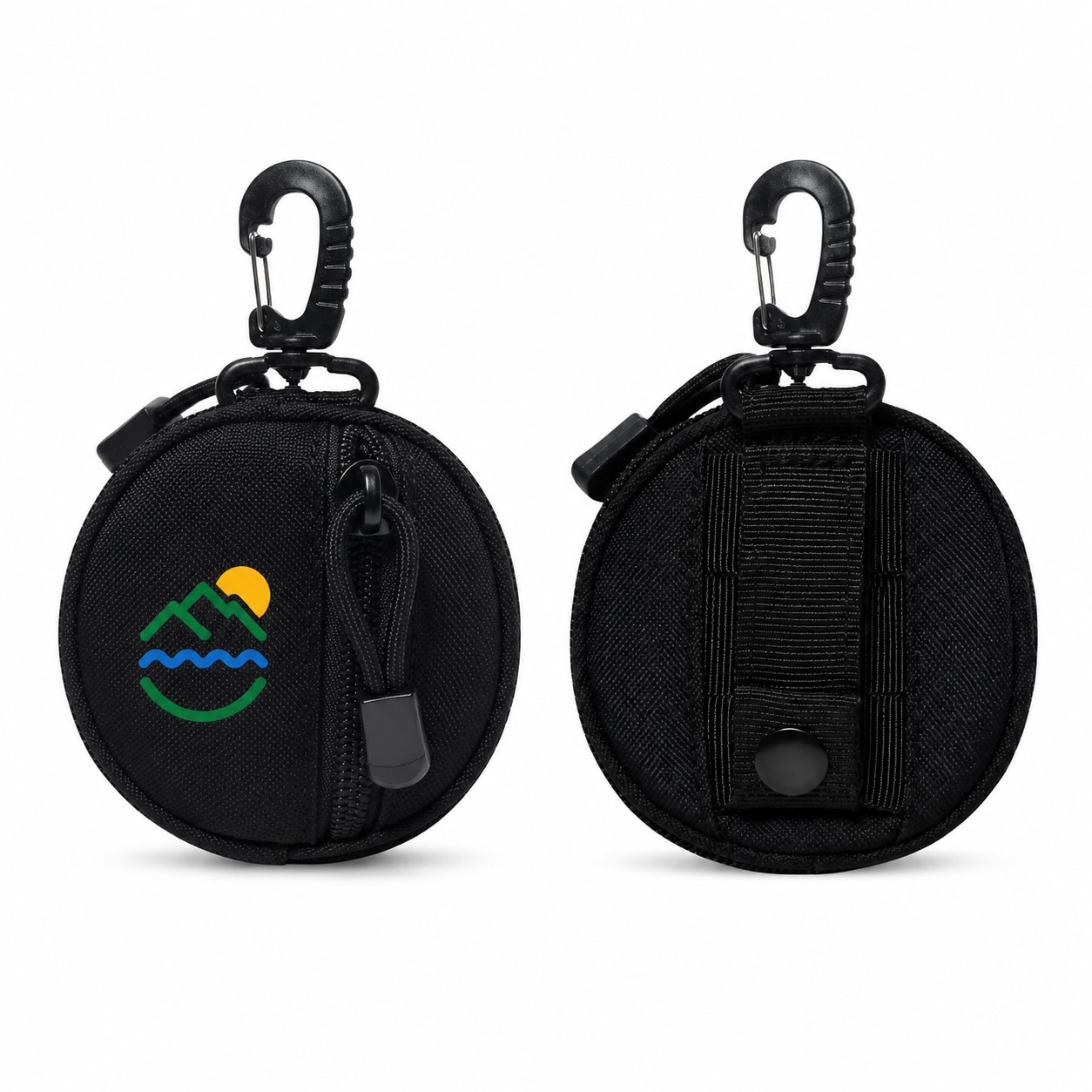 Round Oxford Coin Purse With Hook — view 1