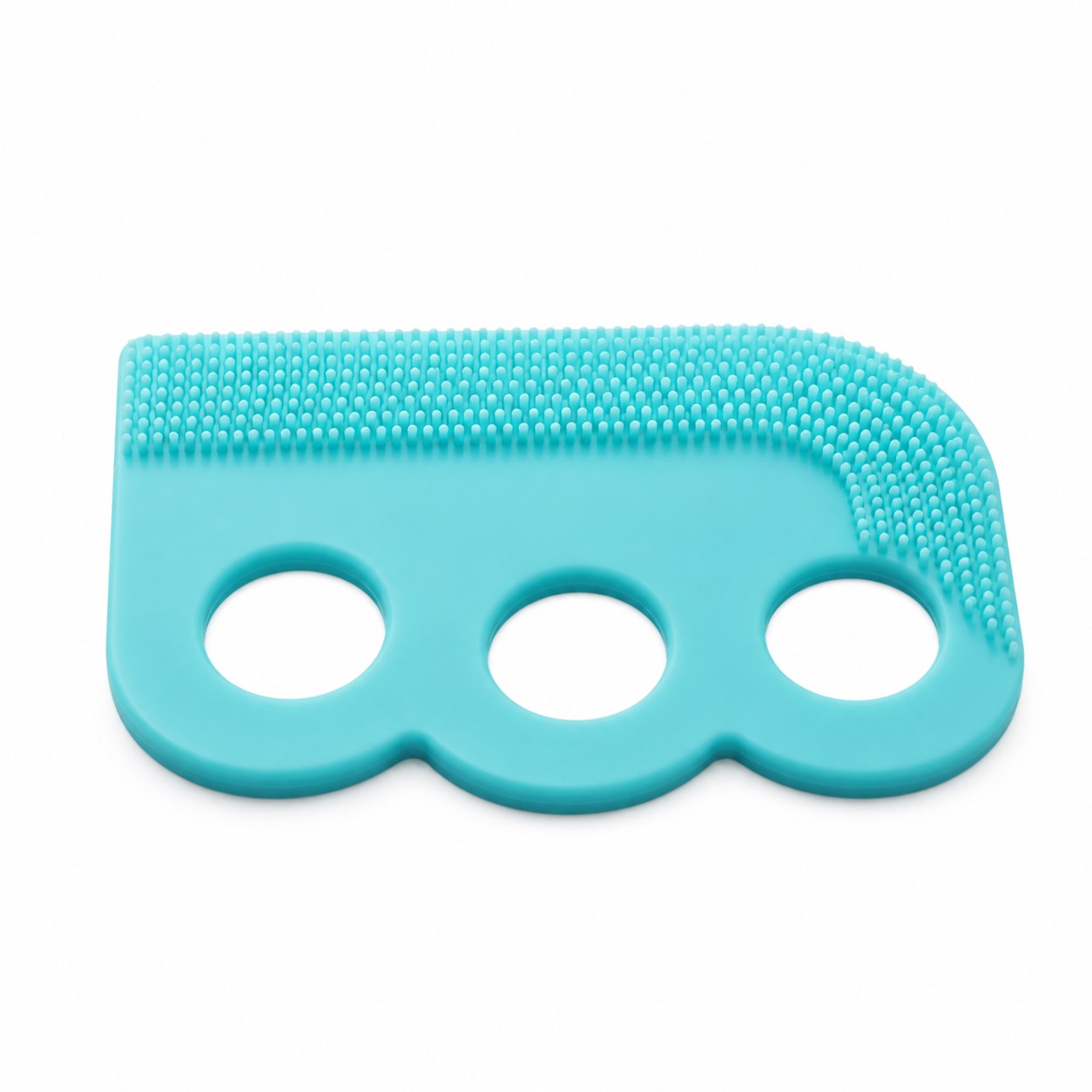 Finger Grip Silicone Pet Bath Brush — view 2