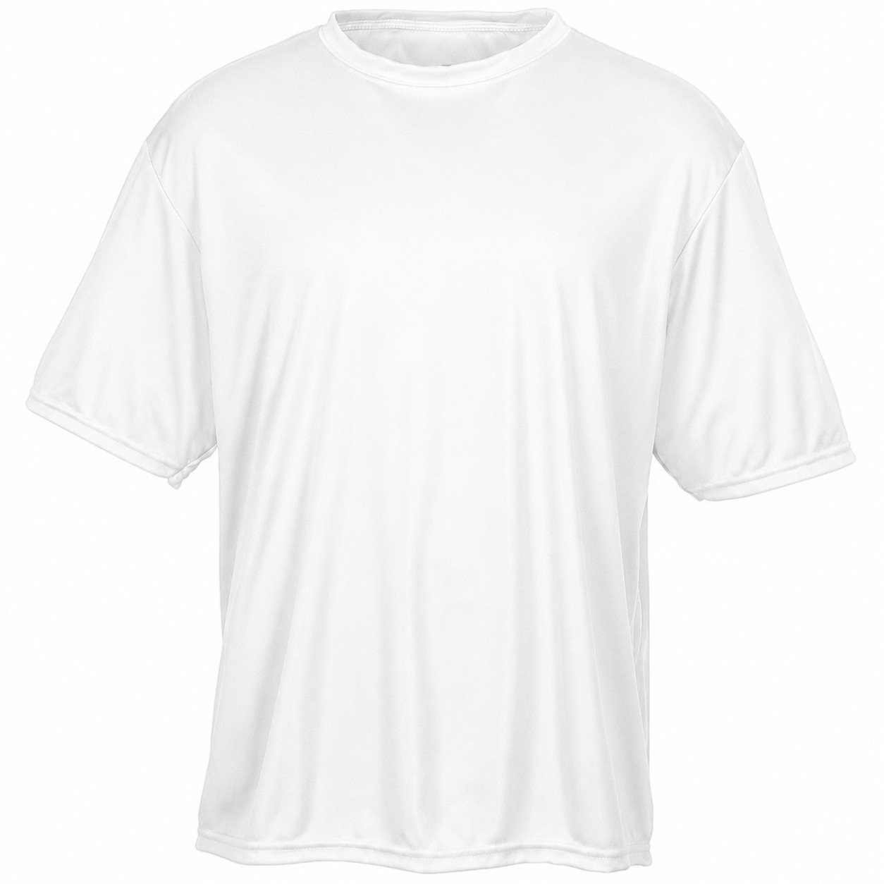 Men's Recycled Polyester Cooling Tee — White