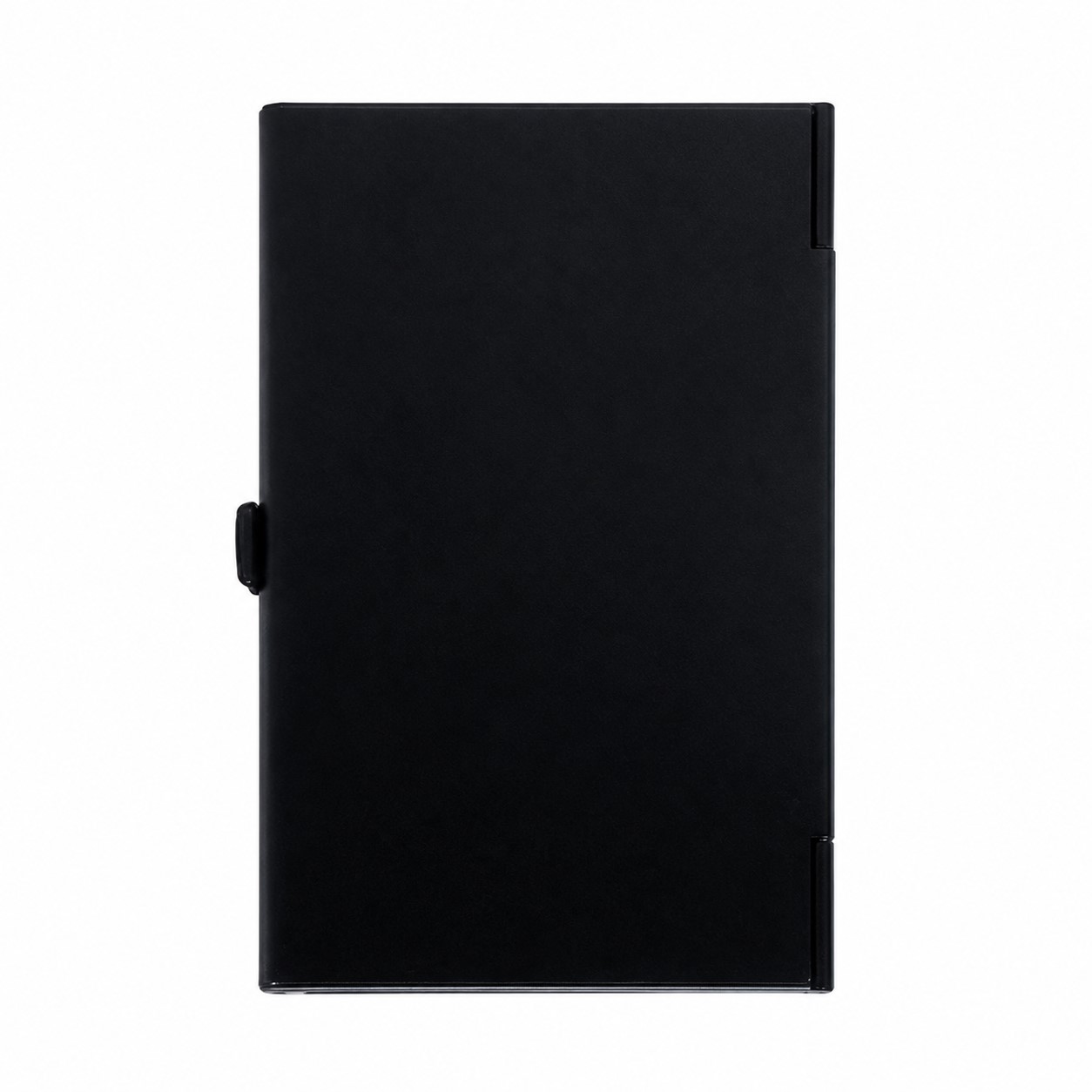 Slim Brushed Metal Business Card Case — view 2
