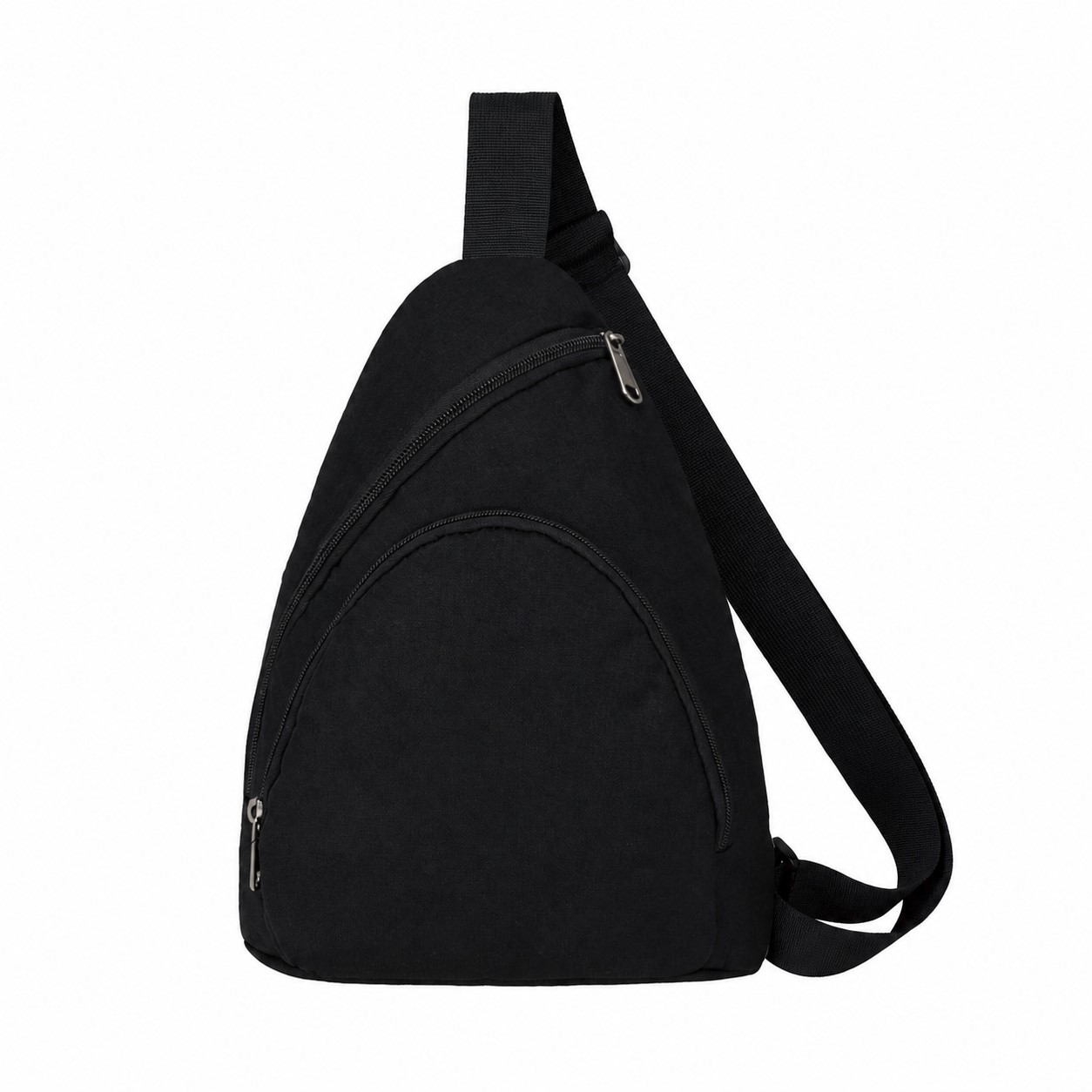 600D Waterproof Sling Backpack — Black