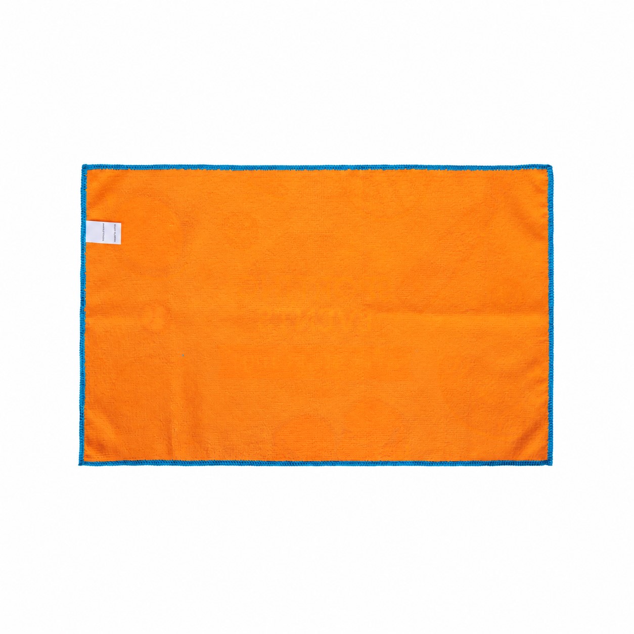 Microfiber Rally Towel With Stitched Edge — Orange